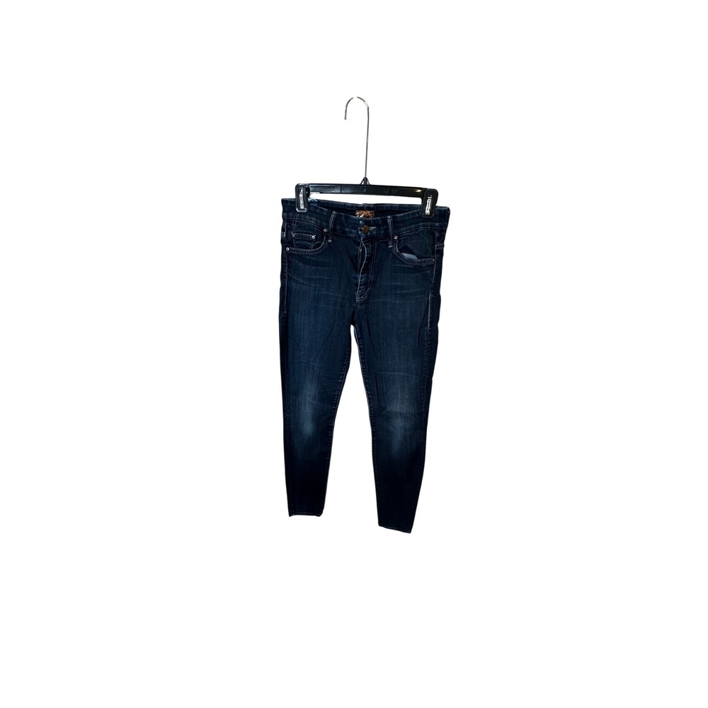 Mother High Waisted Looker Skinny Jeans Dark Indigo Wash Womens Size 27